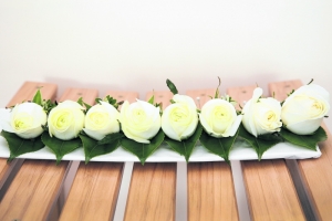 Flowers at the wedding of Jenna Mitchell and Jeremy Hayes married in Wanaka in February. CARMEN HANCOCK PHTOGRAPHY