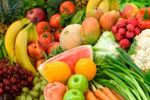 Vegetables and Fruits Arrangement