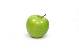 one green apple